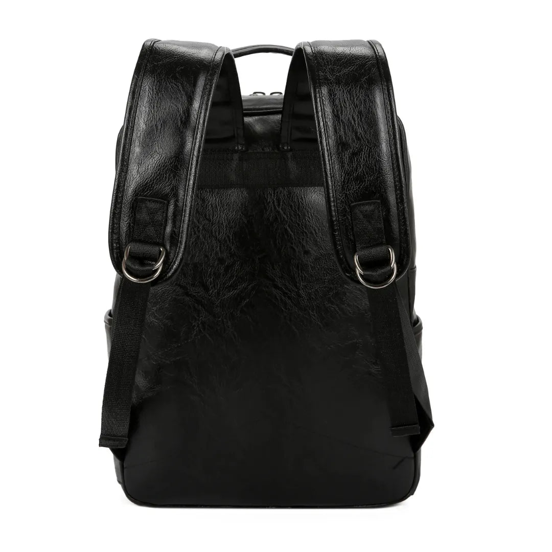Mochila de Couro Modelo Zurique Preta