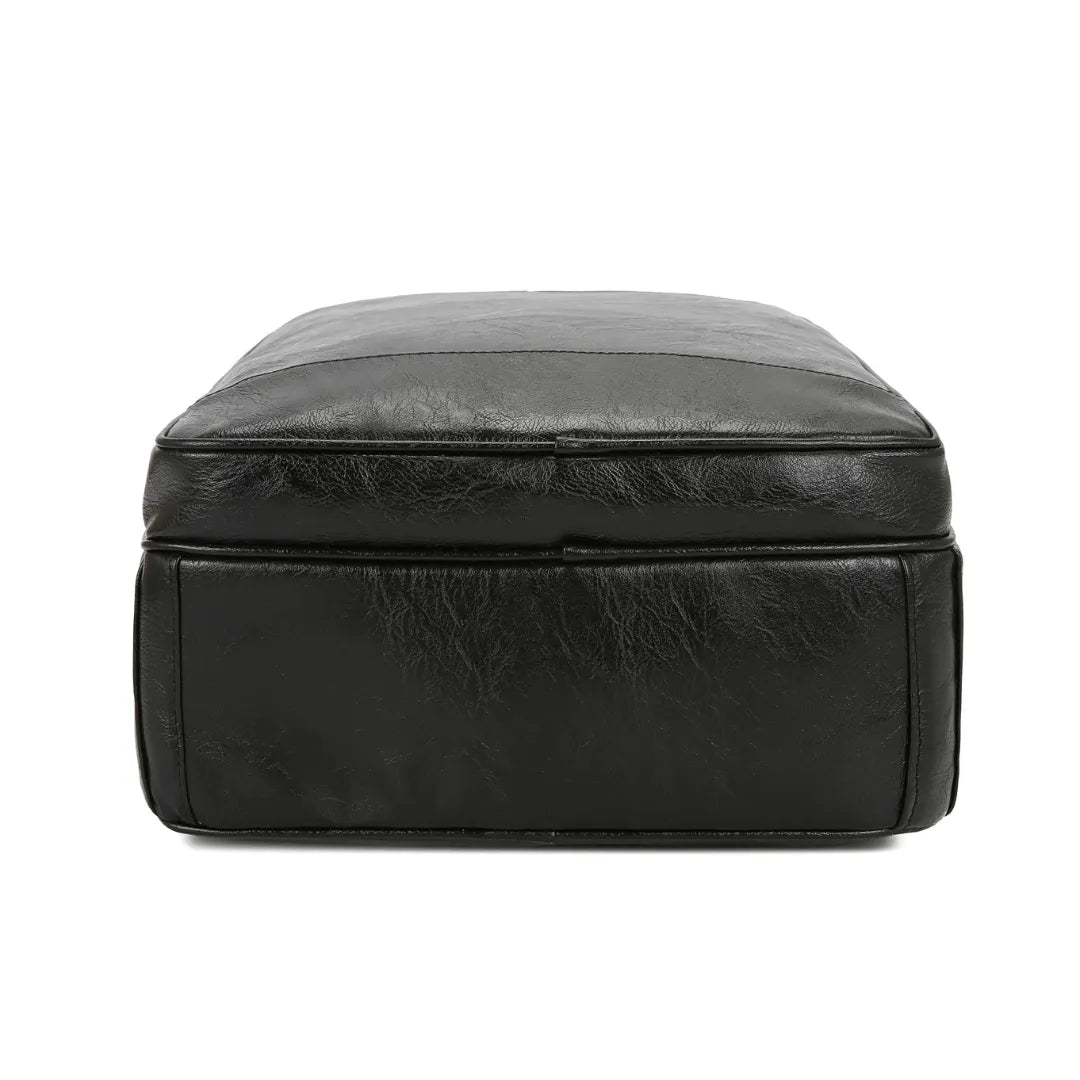 Mochila de Couro Modelo Zurique Preta