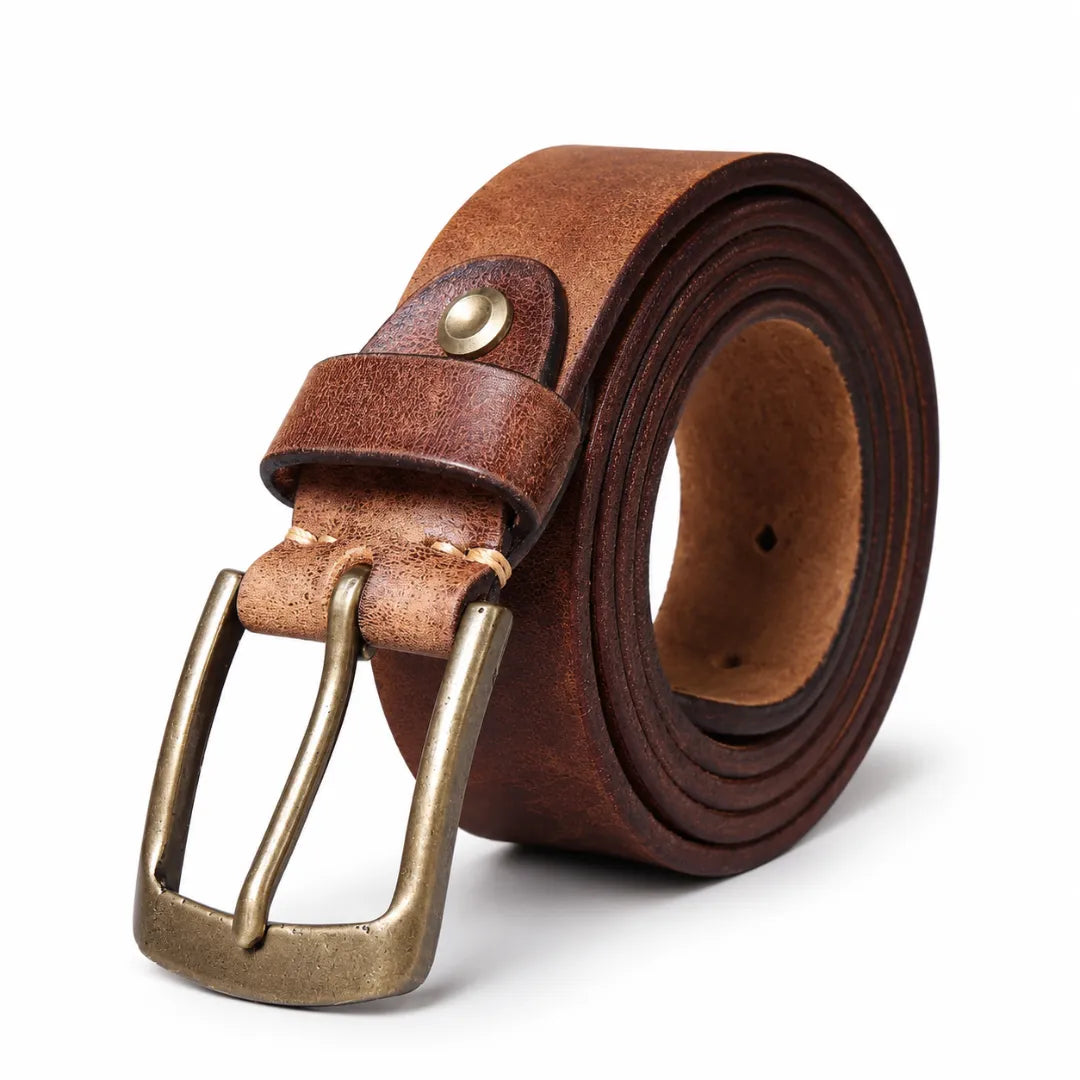 cinto de couro masculino marrom