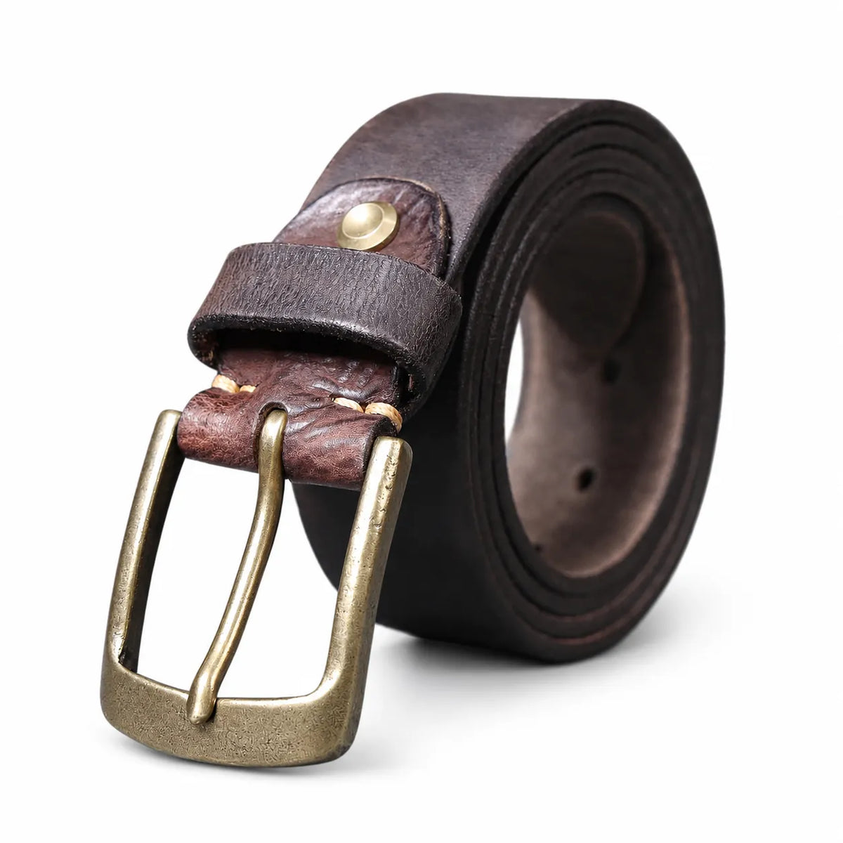 cinto de couro masculino marrom