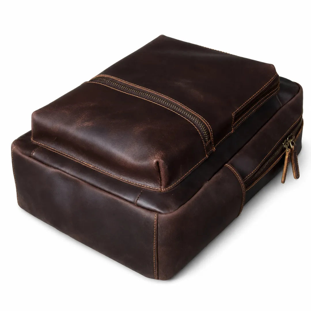 mochila couro masculina