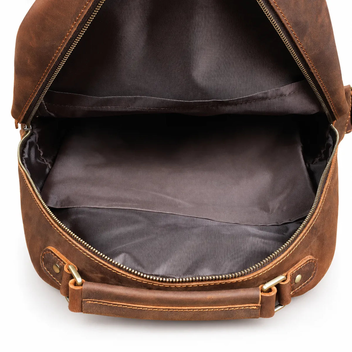 mochila couro masculina