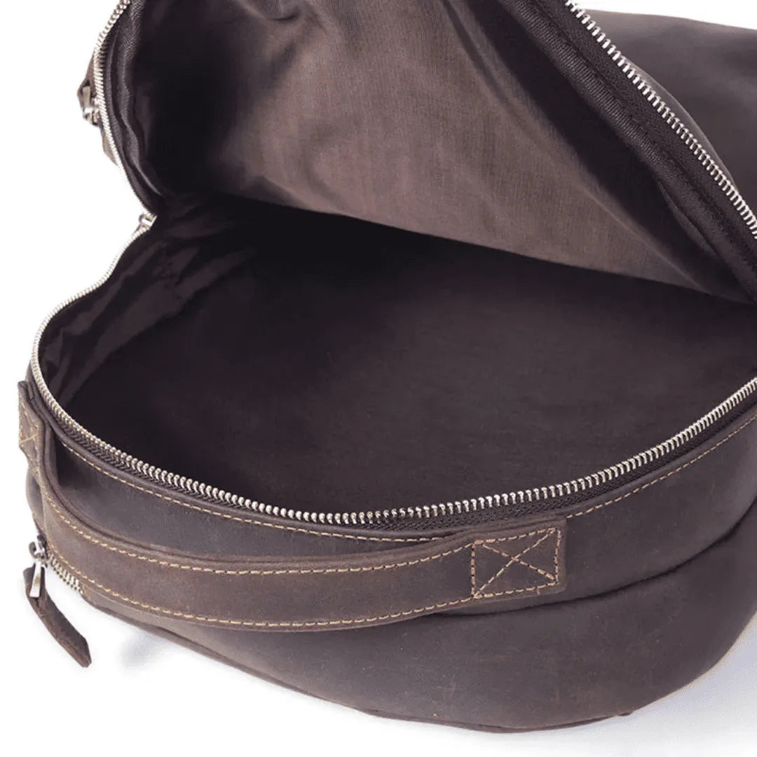 mochila couro notebook