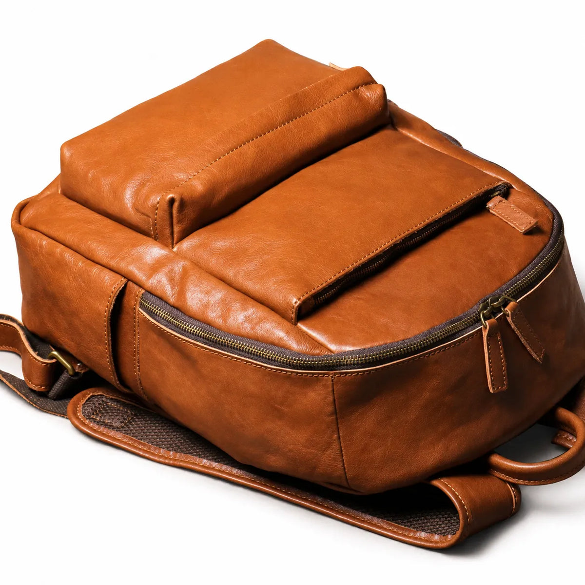 mochila de couro legítimo