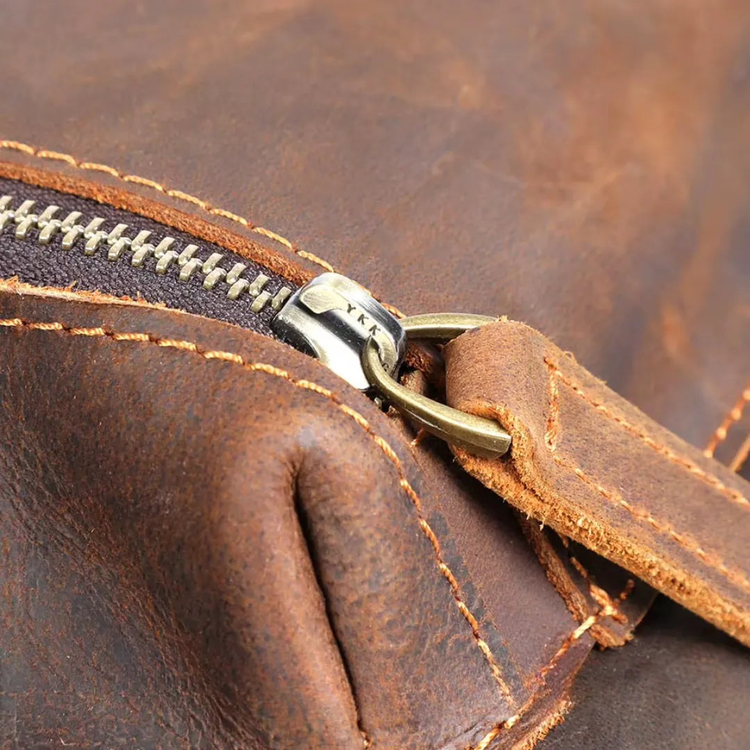 mochila de couro notebook