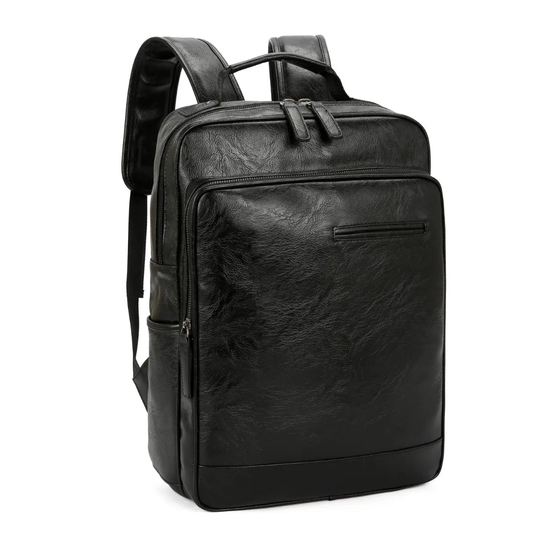 Mochila de Couro Modelo Zurique Preta