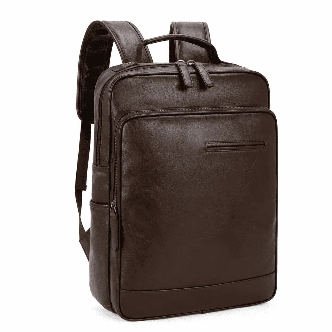 Mochila de Couro Modelo Zurique Marrom