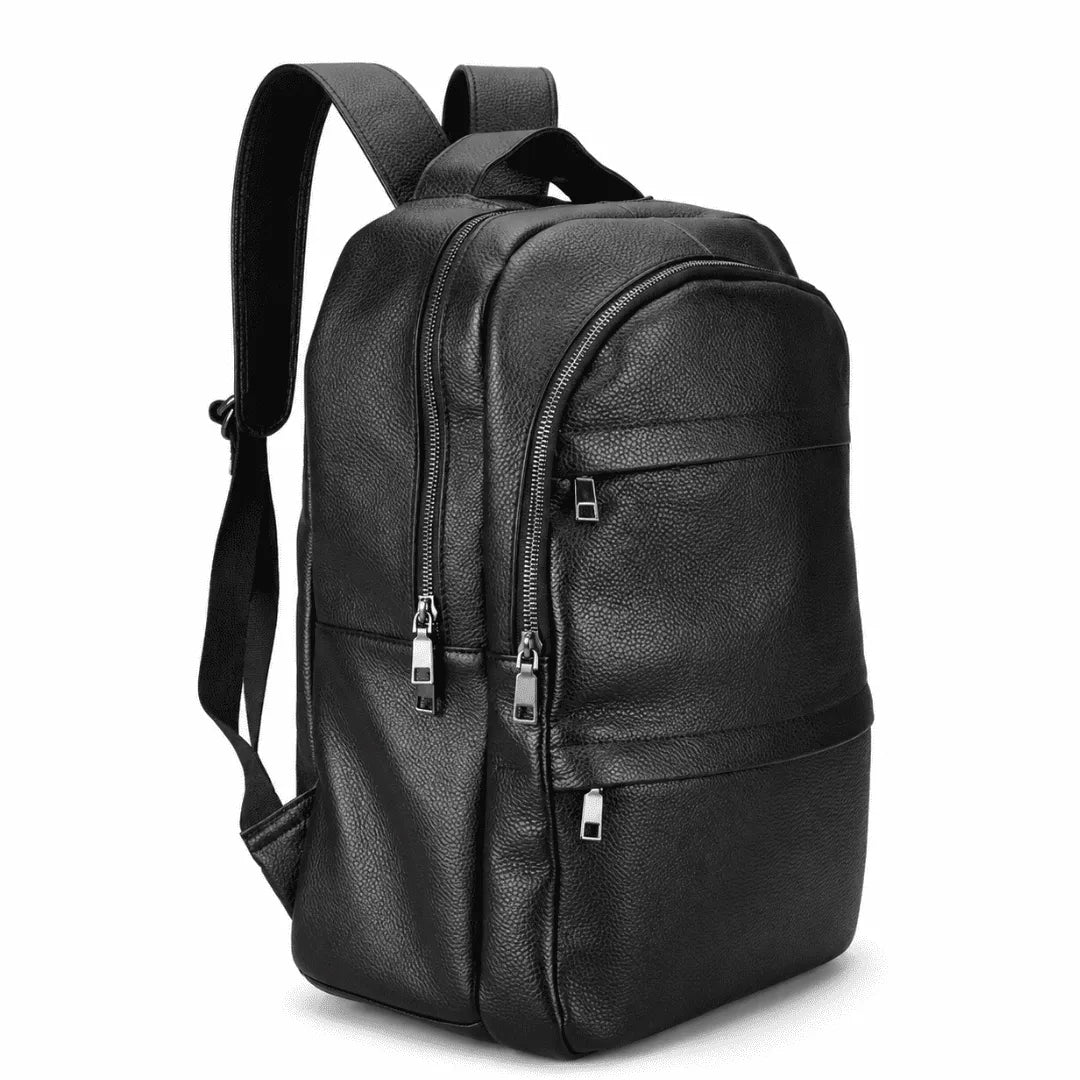 Mochila de Couro Modelo Singapura
