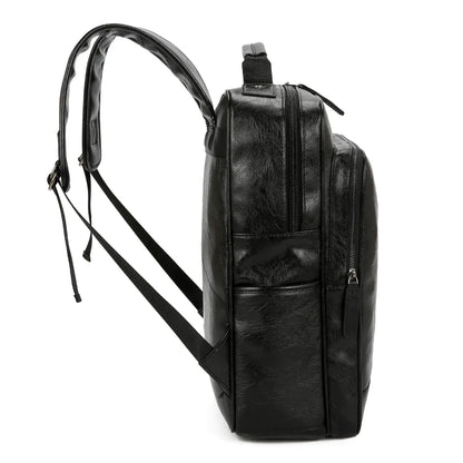 Mochila de Couro Modelo Zurique Preta