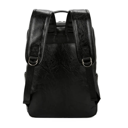 Mochila de Couro Modelo Zurique Preta