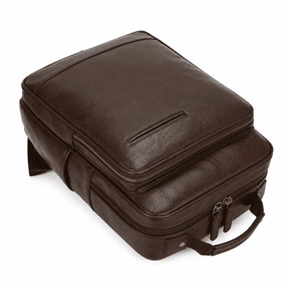Mochila de Couro Modelo Zurique Marrom