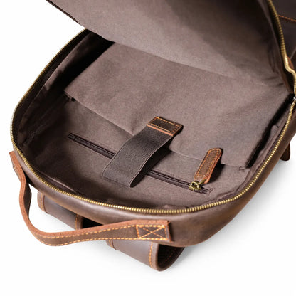 mochila couro executiva