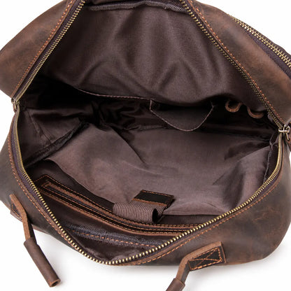 mochila couro executiva