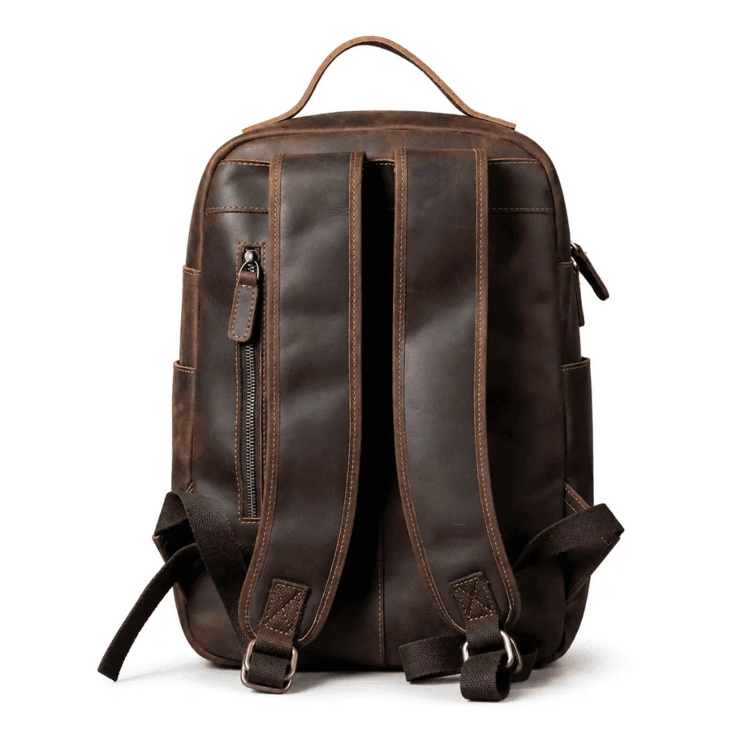 mochila couro masculina