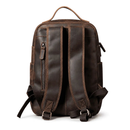 mochila couro masculina