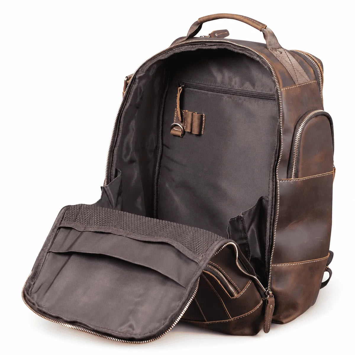 mochila couro masculina