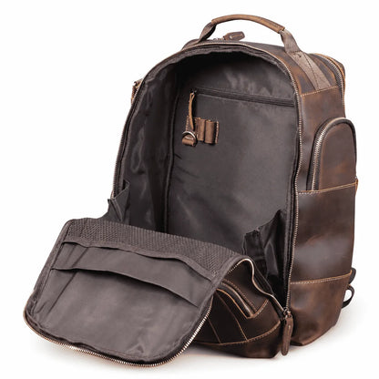mochila couro masculina