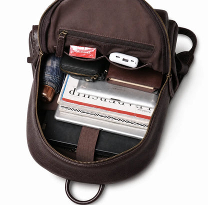 mochila couro notebook