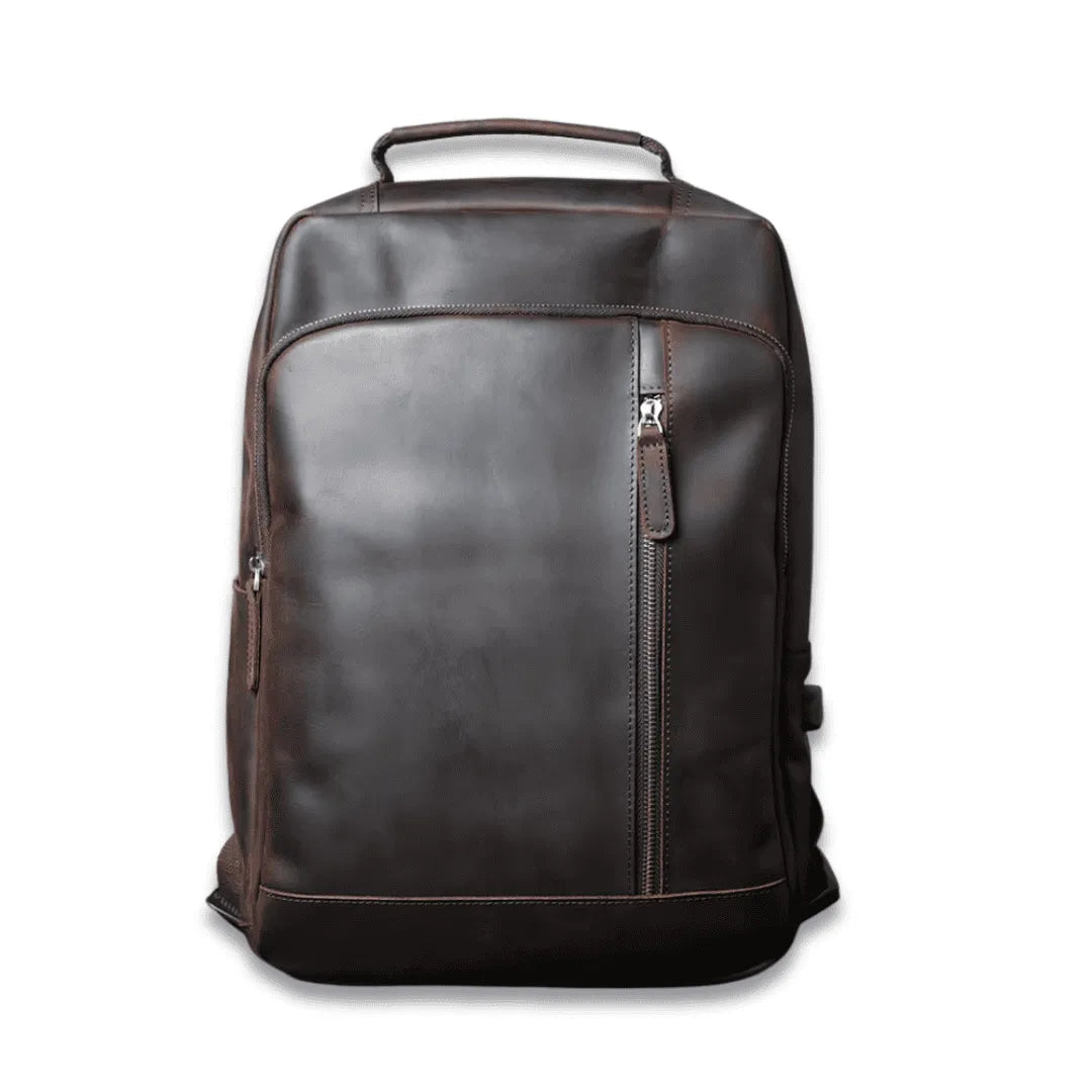 mochila de couro