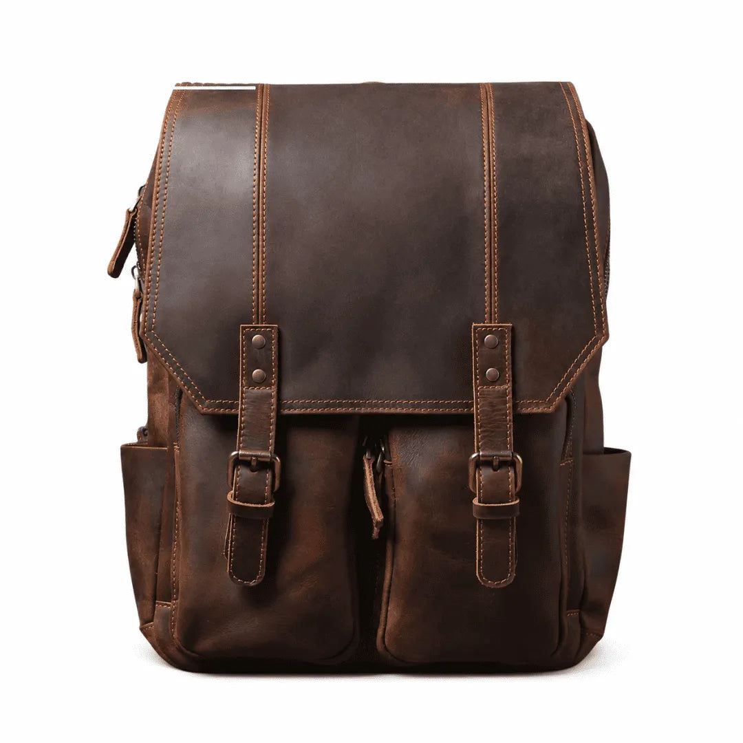 mochila de couro