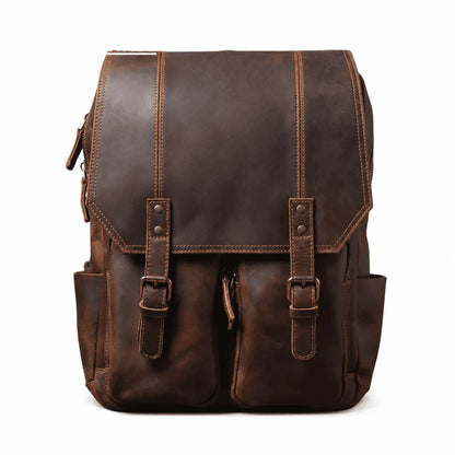 mochila de couro