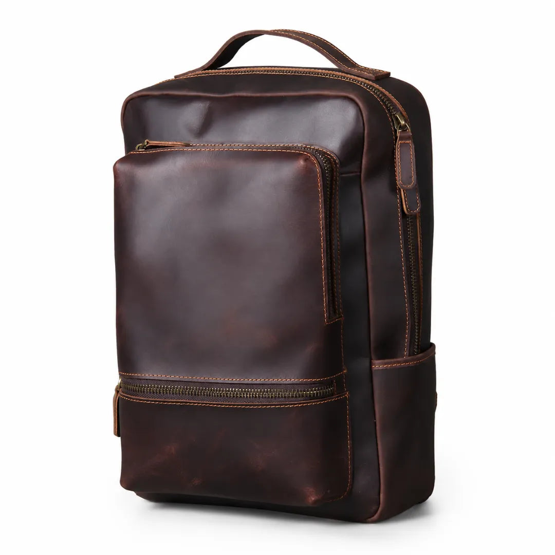 mochila de couro