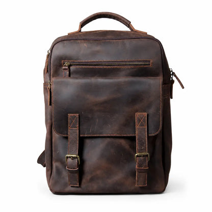 mochila de couro