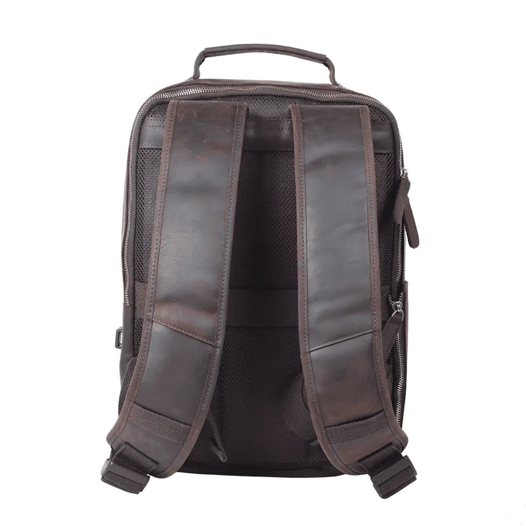 mochila de couro legítimo