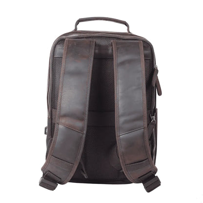 mochila de couro legítimo