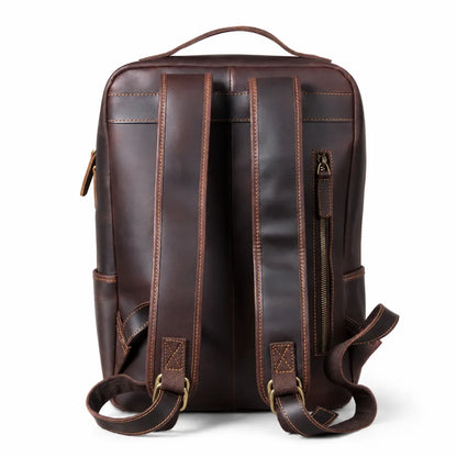 mochila de couro legítimo
