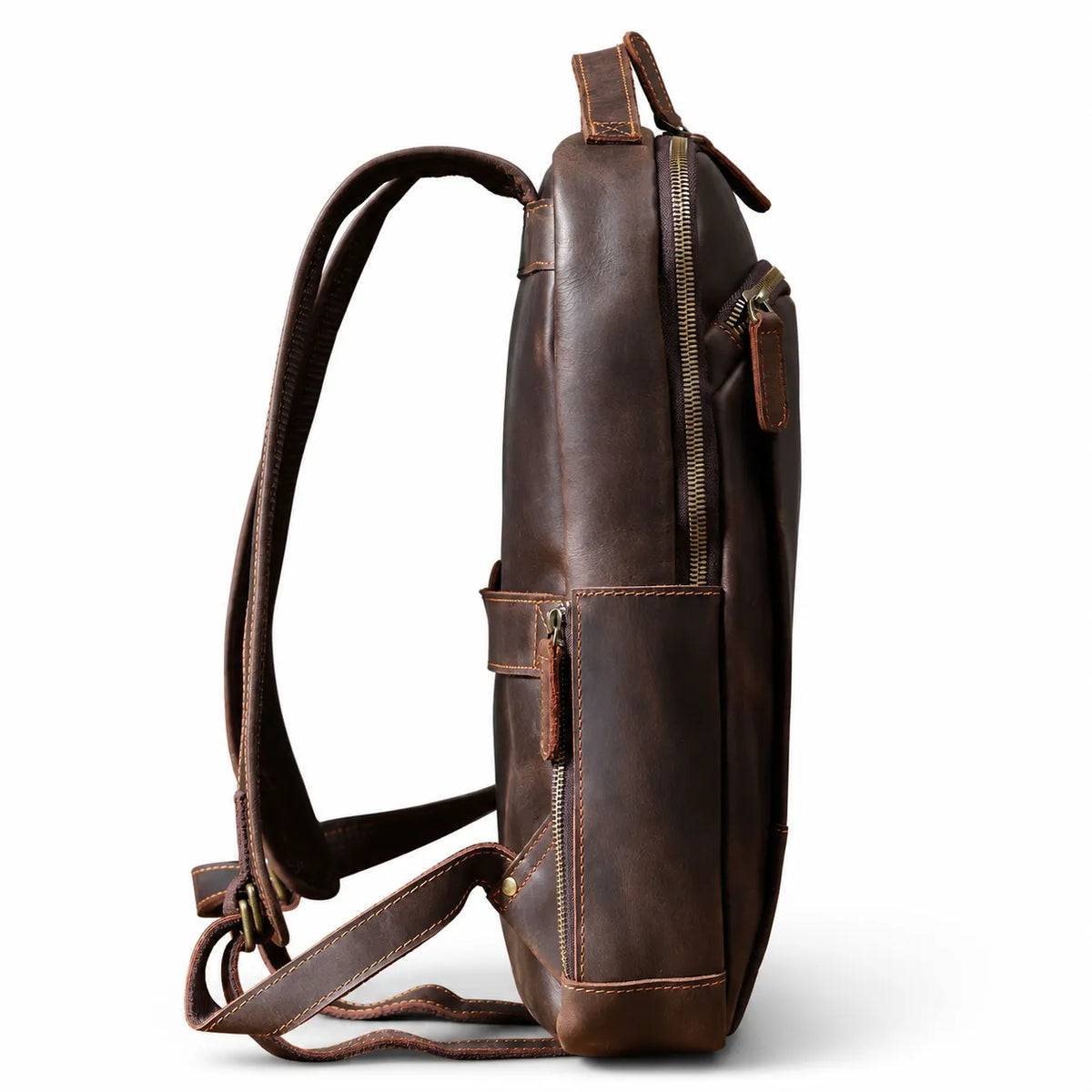 mochila de couro legítimo