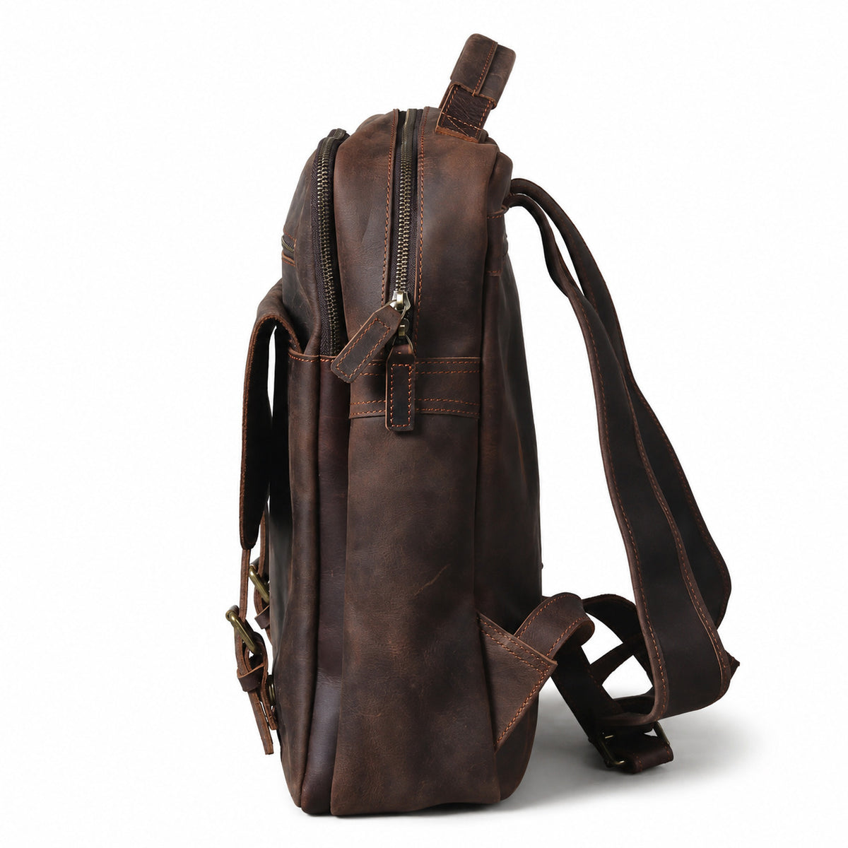 mochila de couro legítimo