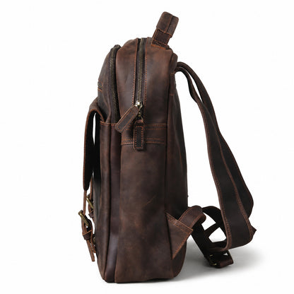 mochila de couro legítimo