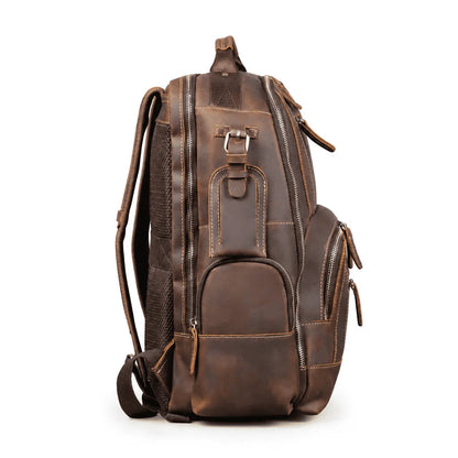 mochila de couro legítimo