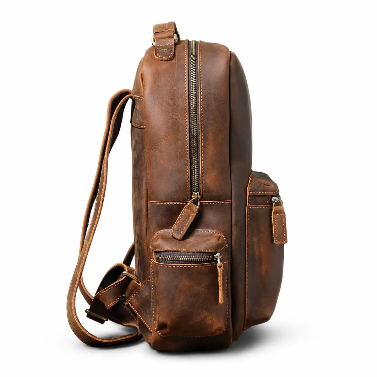 mochila de couro legítimo