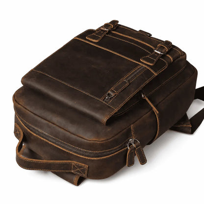 mochila de couro masculina