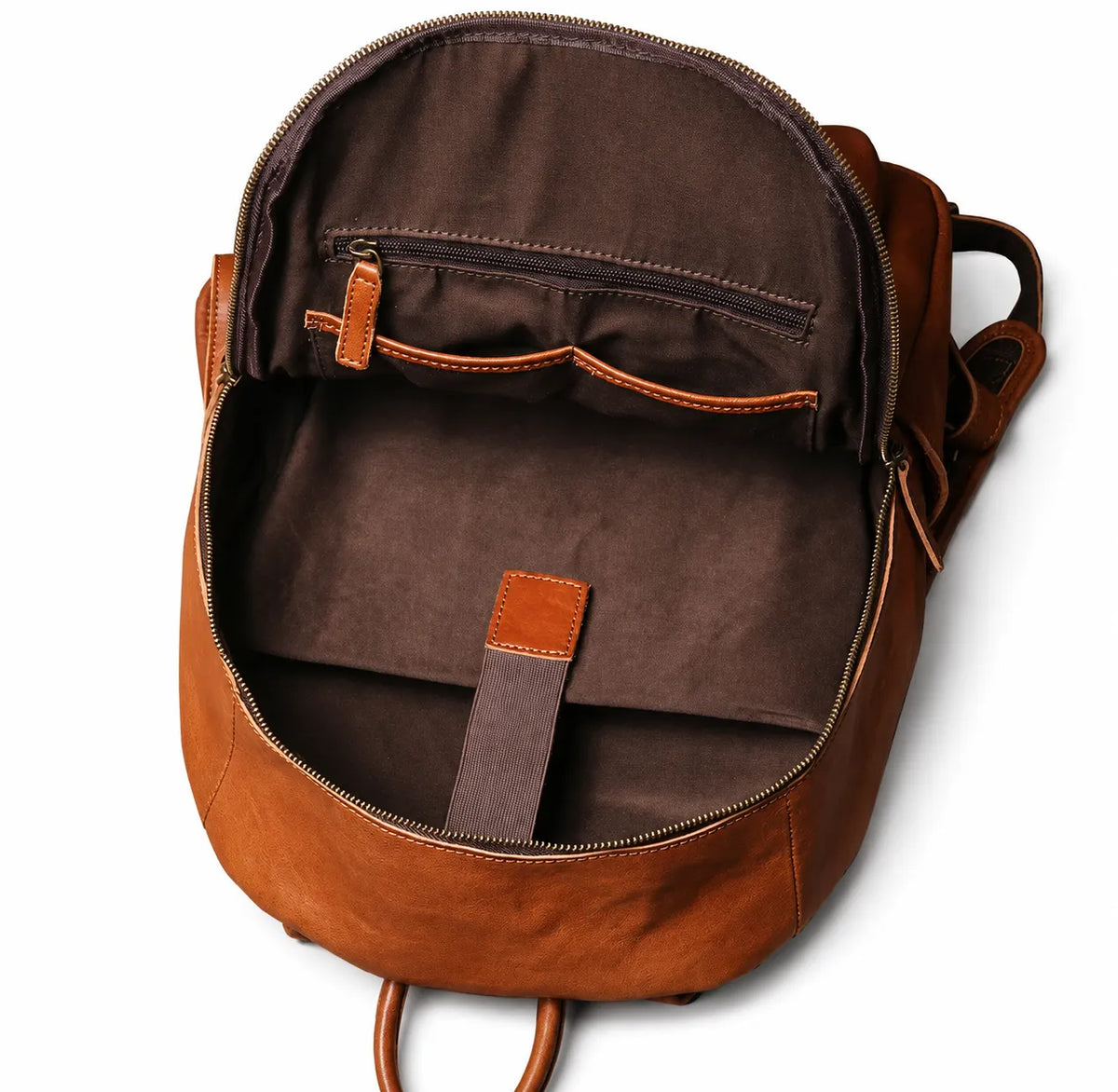 mochila de couro masculina