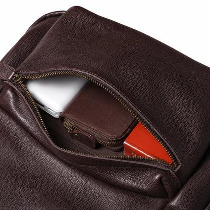 mochila de couro para notebook